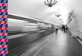 Наружка в метро рекламирует Москву