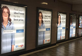 Обычная реклама отелей Trivago загипнотизировала Лондон