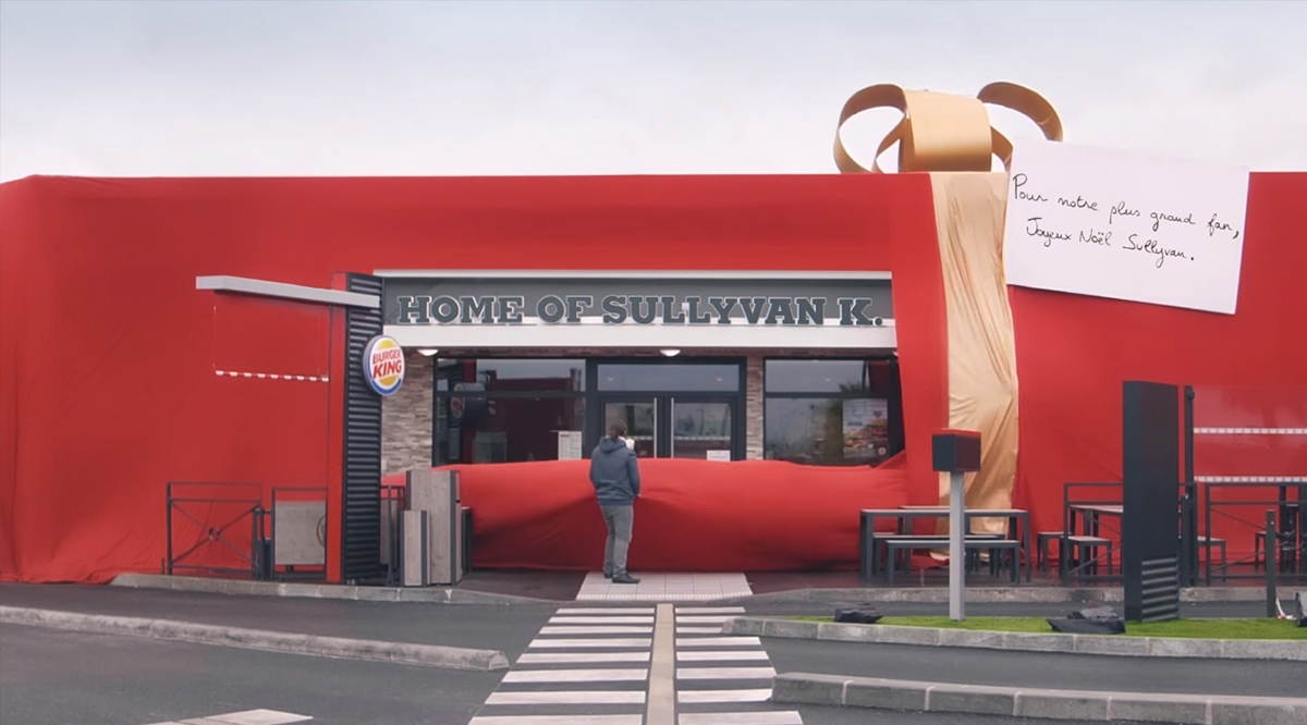 Ресторан в качестве презента от Burger King