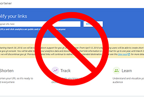 Google закроет сервис Google URL Shortener