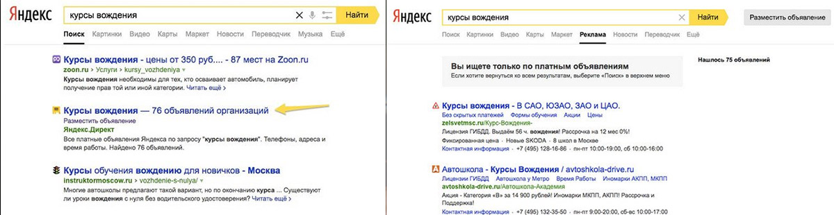 Колдунщик "Яндекс.Директа" вышел из тестирования в поиск