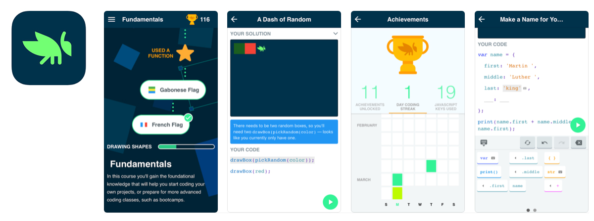 Google разработал приложение-игру GrassHopper, которое научит кодить на JavaScript