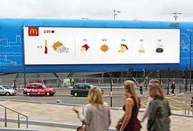 McDonald’s примерил на себя роль гидрометцентра в outdoor кампании