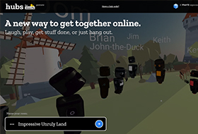 Появилась VR-соцсеть - Hubs от Mozilla