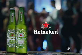 Heineken заменил рекламный слоган логотипом в новом ролике