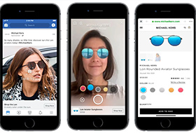 Facebook вводит формат AR-рекламы в ленте