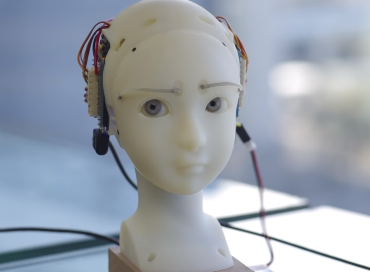 Создан робот, копирующий мимику человека при зрительном контакте