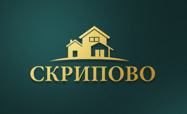 Разработка логотипа для деревни "Скрипово". Разработка логотипа (торговой марки). Ваша дача (www.v-dacha.ru).