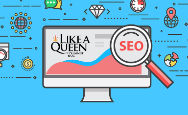 Продвижение блога о модной одежде "Like A Queen". Поисковое продвижение сайта. Like a queen (www.likeaqueen.ru).
