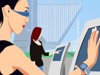 Flash-иллюстрация.. Дизайн баннера. PlastGame (www.plast-game.ru).