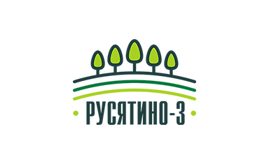Разработка логотипа для деревни "Русятино-3". Разработка логотипа (торговой марки). Ваша дача (www.v-dacha.ru).