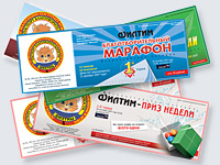 Дизайн лотерейных билетов.. Дизайн другой полиграфии. Филтим-Фонд (www.filtim.ru).