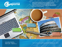 Дизайн сайта.. Дизайн сайта. Европа (www.europe-tula.ru).