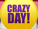 Разработка всплывающего баннера "crazy day". Дизайн баннера. Биокомфорт (www.biocomfort.ru).