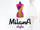 Разработка логотипа. Разработка логотипа (торговой марки). Milana Style (milana-s.ru).