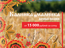Создание flash баннера "Калинка-малинка". Дизайн баннера. Ваша дача (www.v-dacha.ru).