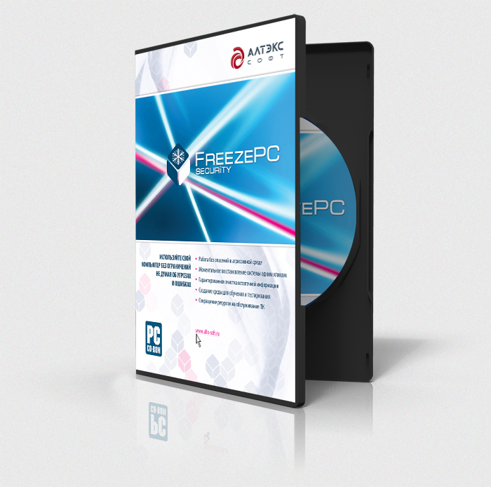 Дизайн CD упаковки FreezePC